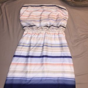 White House Black Market mini strapless dress NWT